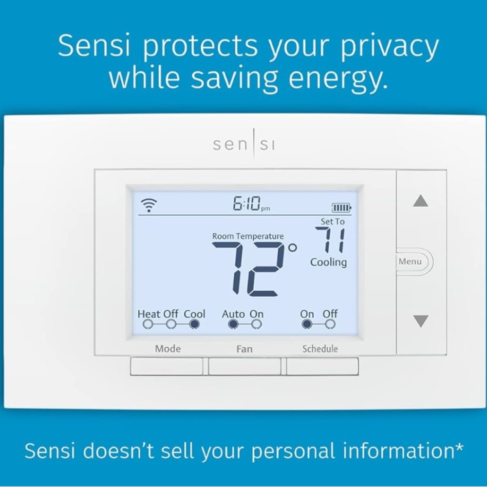 Sensi Smart Thermostat in White